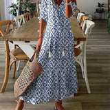 Luna - Robe Midi De Style Boho Sans Effort