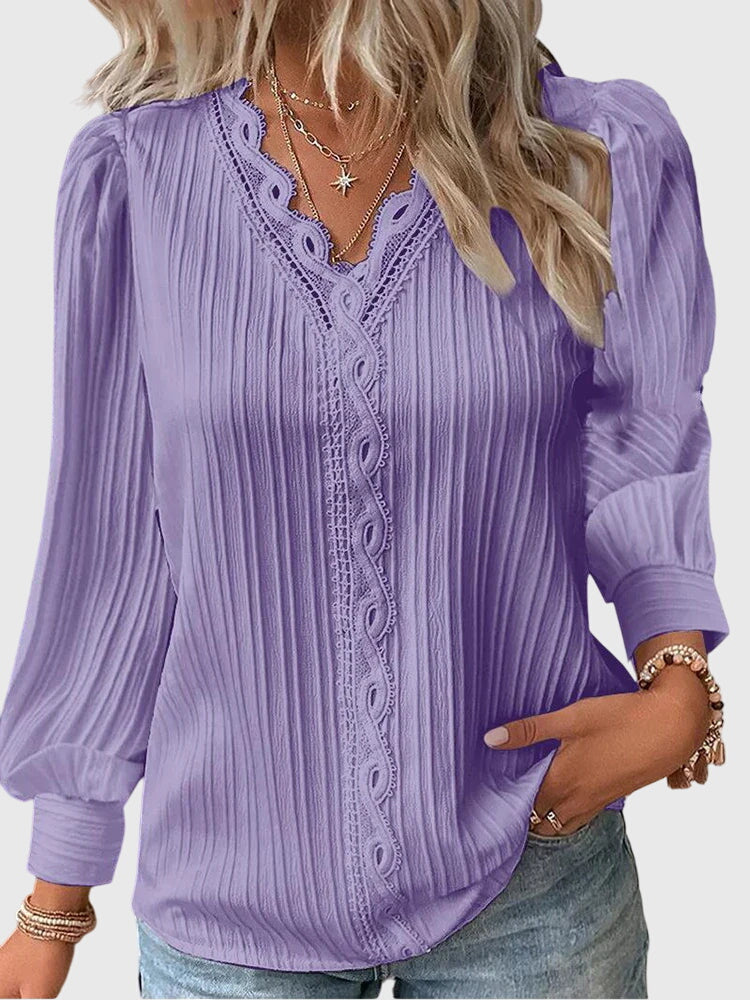 Andrea™ | Blouse Pullover Élégante