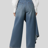 Audrey - Pantalon en denim à nouer
