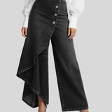 Audrey - Pantalon en denim à nouer
