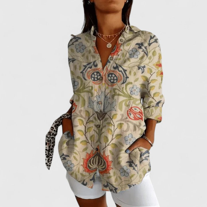Katarine - Blouse Florale Élégante