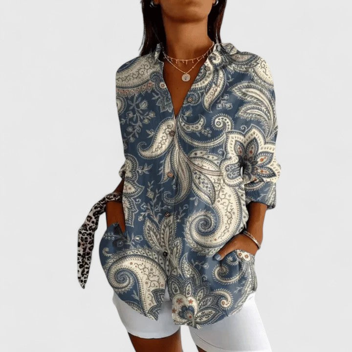 Katarine - Blouse Florale Élégante