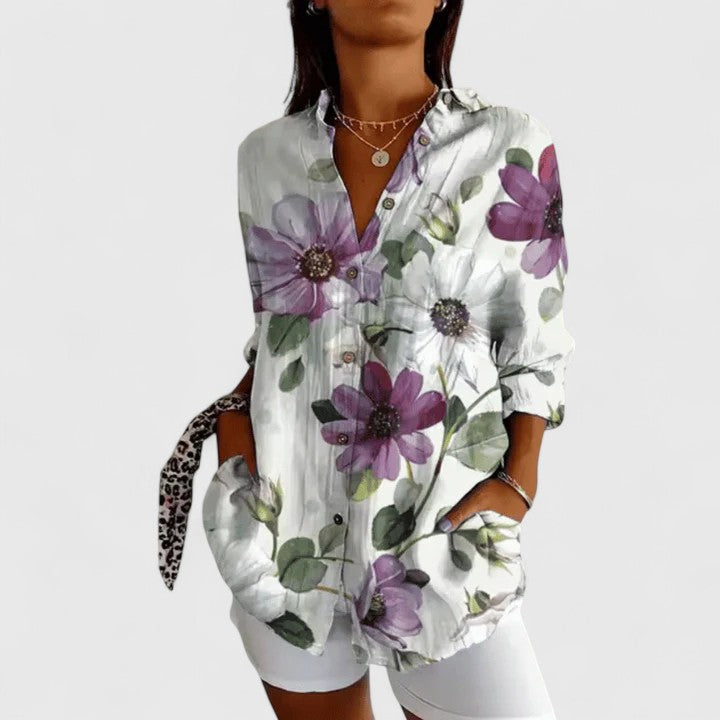 Katarine - Blouse Florale Élégante