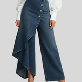 Audrey - Pantalon en denim à nouer