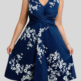 Danica - Robe Fleurie Enveloppante