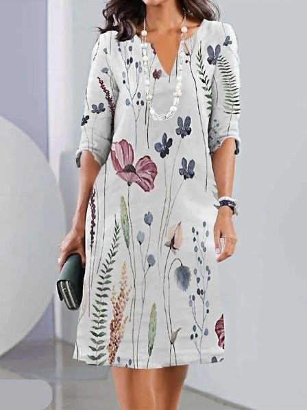 Eleanor - Robe Florale À Niveaux