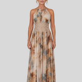 Océane – Robe Longue Taille Empire Élégante