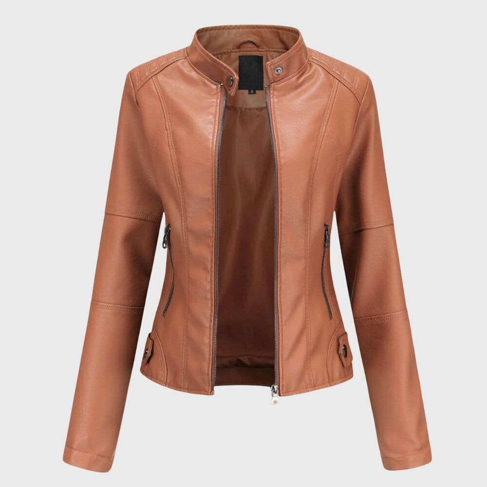 Giorgina - Veste En Cuir Élégante Pour Femmes