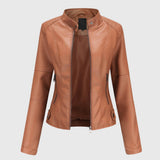 Giorgina - Veste En Cuir Élégante Pour Femmes