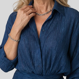 Solène – Robe Longue Chemise Élégante