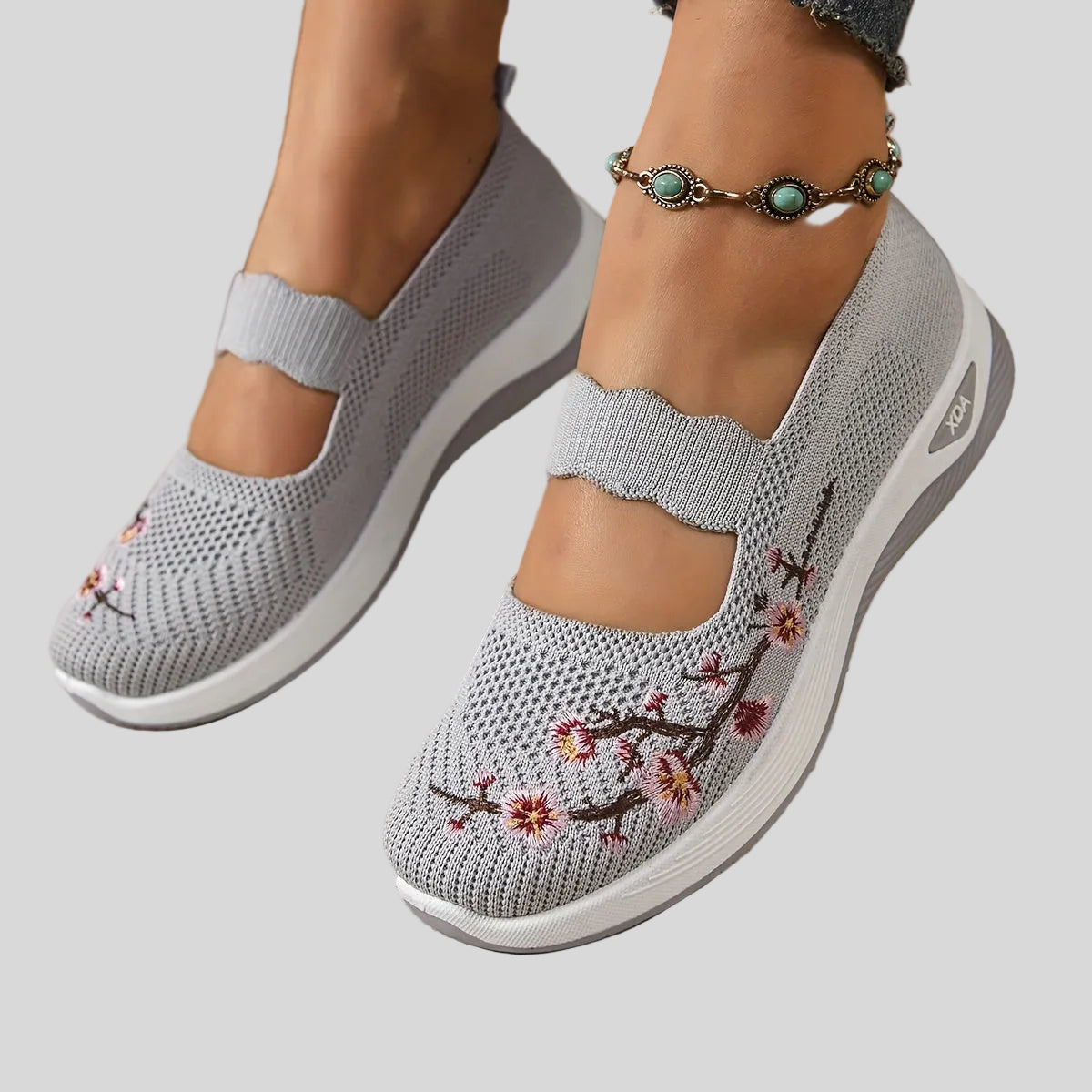 Élodie – Chaussures Respirantes Florales