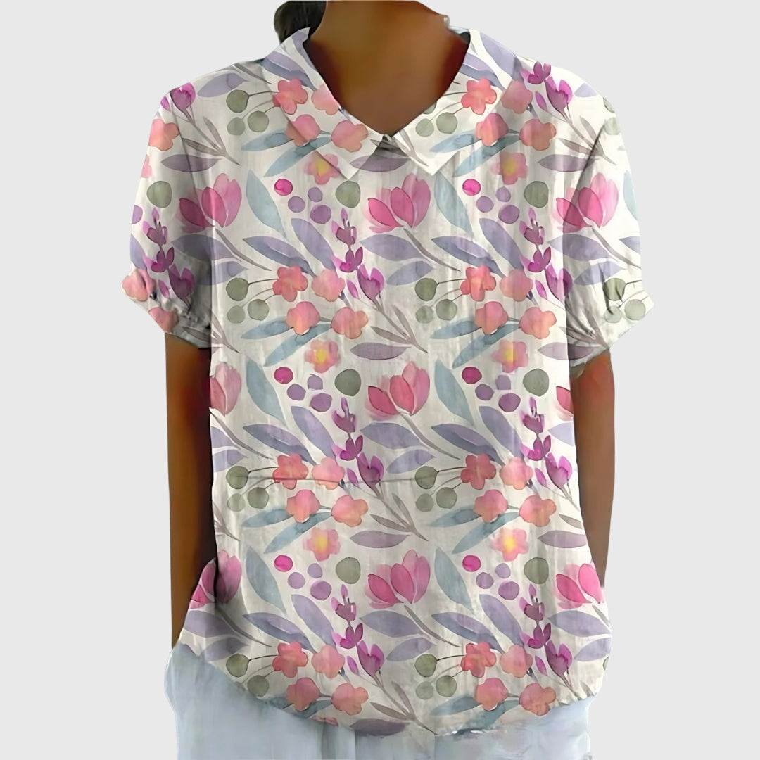 Jenna - Blouse Fleurie