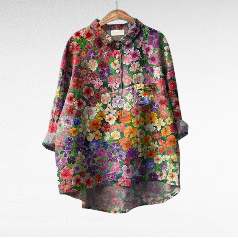 Thérèse - Blouse Élégante D'Été