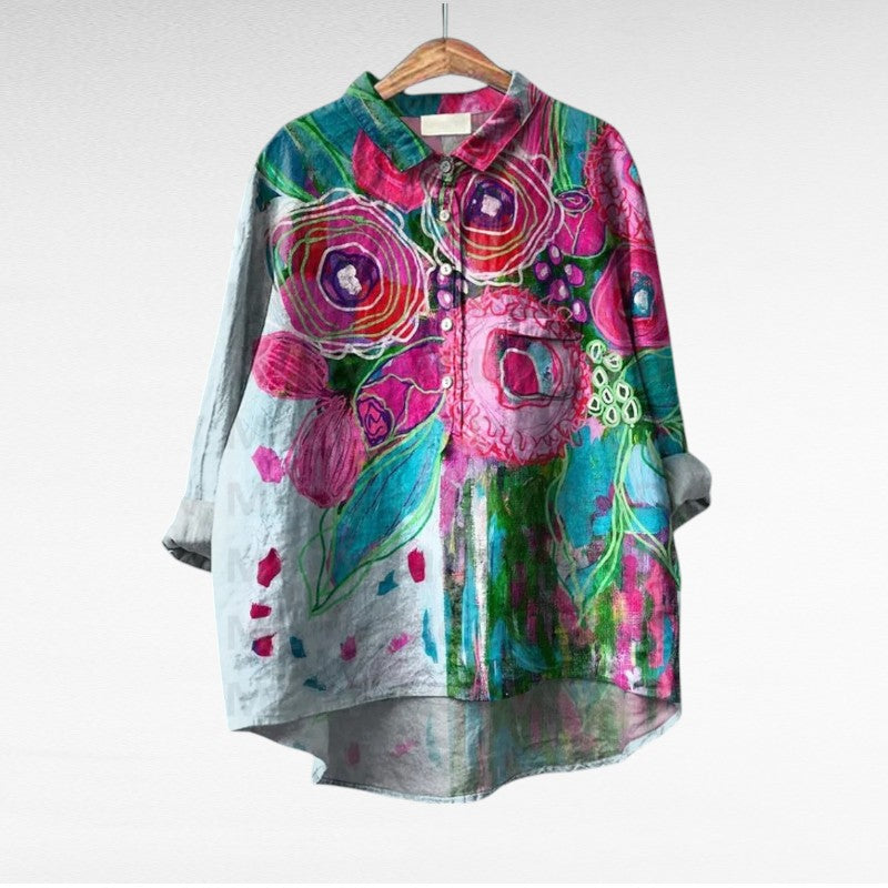 Thérèse - Blouse Élégante D'Été