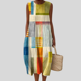 Robe Livia – Robe Midi Patchwork