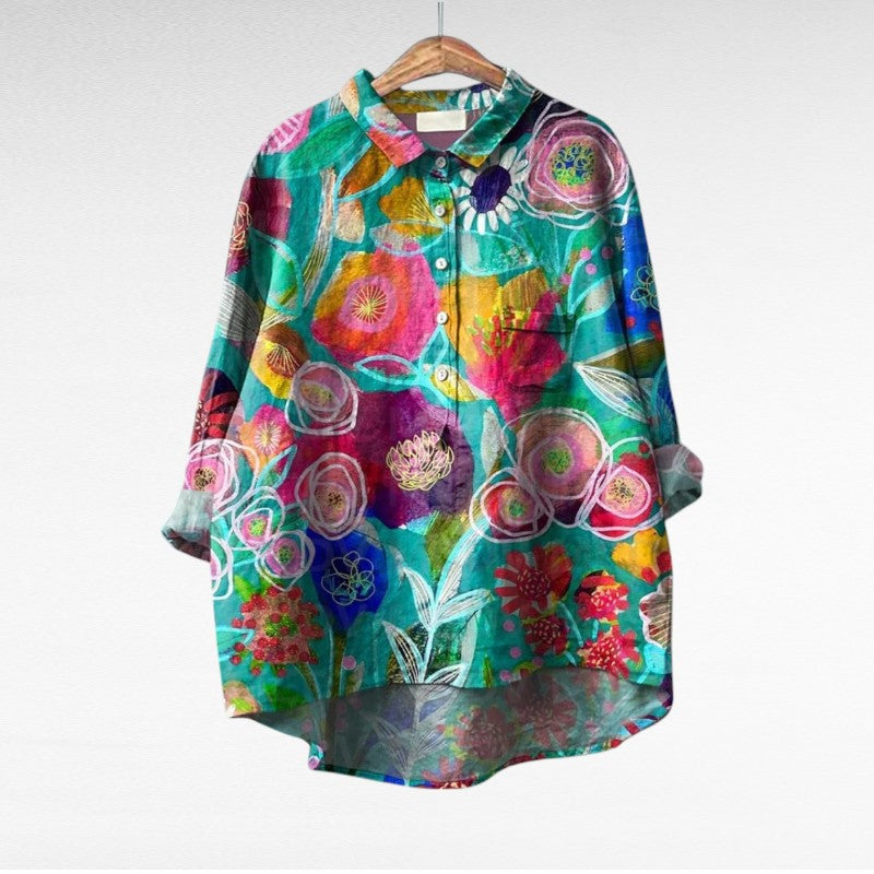 Thérèse - Blouse Élégante D'Été