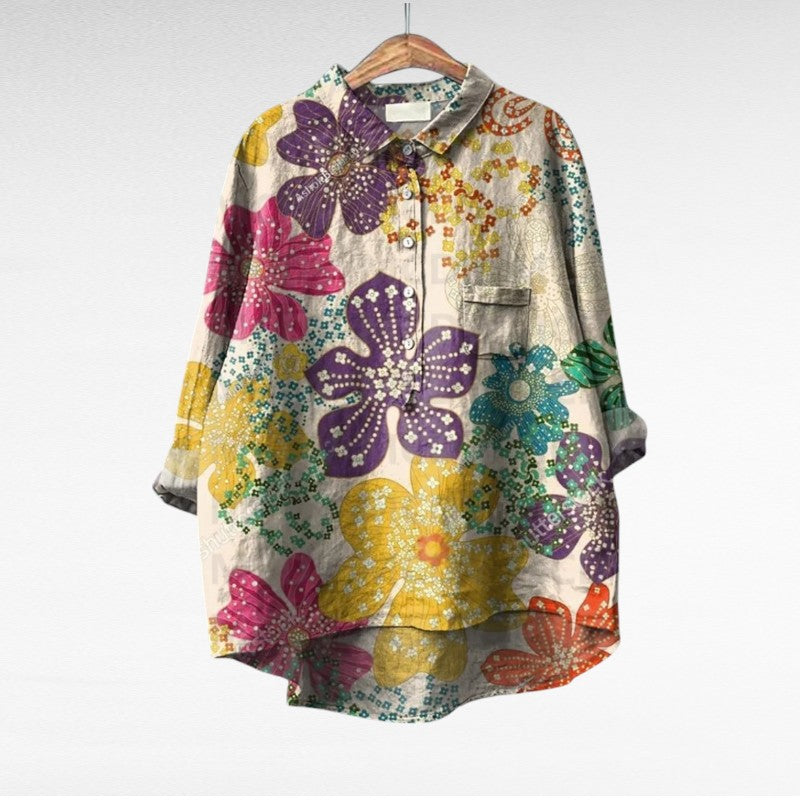 Thérèse - Blouse Élégante D'Été