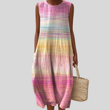 Robe d’Été Confortable Sans Manches