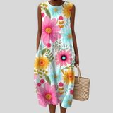 Robe d’Été Confortable Sans Manches
