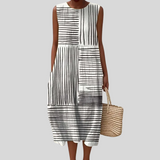 Robe d’Été Confortable Sans Manches