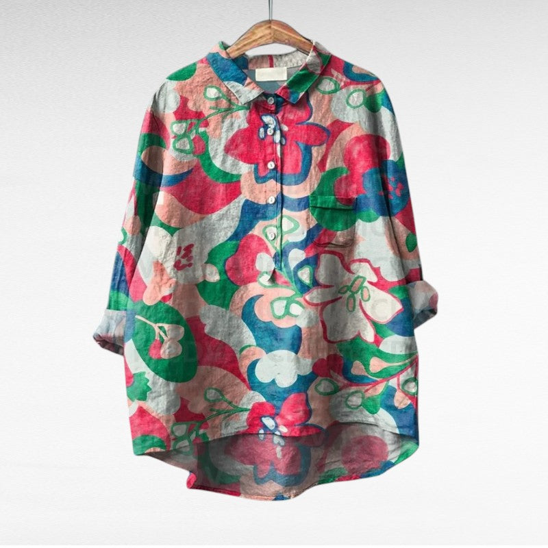 Thérèse - Blouse Élégante D'Été