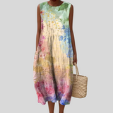 Robe d’Été Confortable Sans Manches