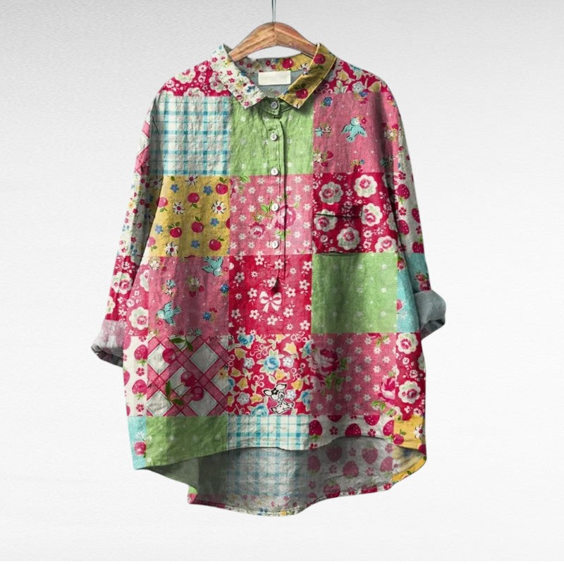 Thérèse - Blouse Élégante D'Été