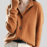 Claire - Cardigan En Cachemire Style Rétro