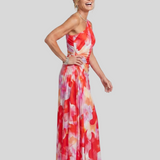 Apolline – Robe Longue Drapée Élégance