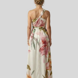 Céleste – Robe Longue Élégante à Col Halter