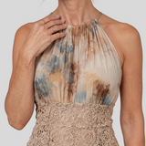 Océane – Robe Longue Taille Empire Élégante