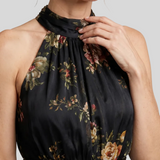 Apolline – Robe Longue Col Halter Élégante