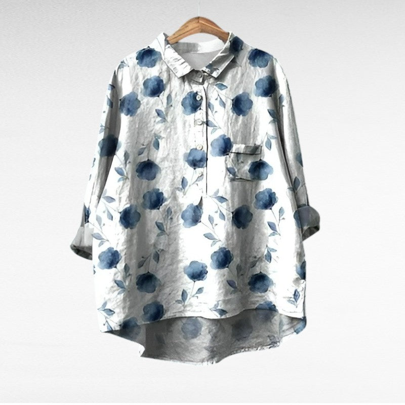 Camille - Blouse Élégante D'Été