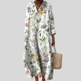 Robe Élise – Robe Midi Fleurie