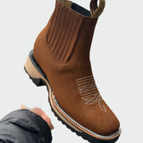 Bottes de cowboy en cuir