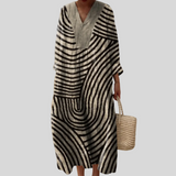Robe Nina – Robe Midi Graphique