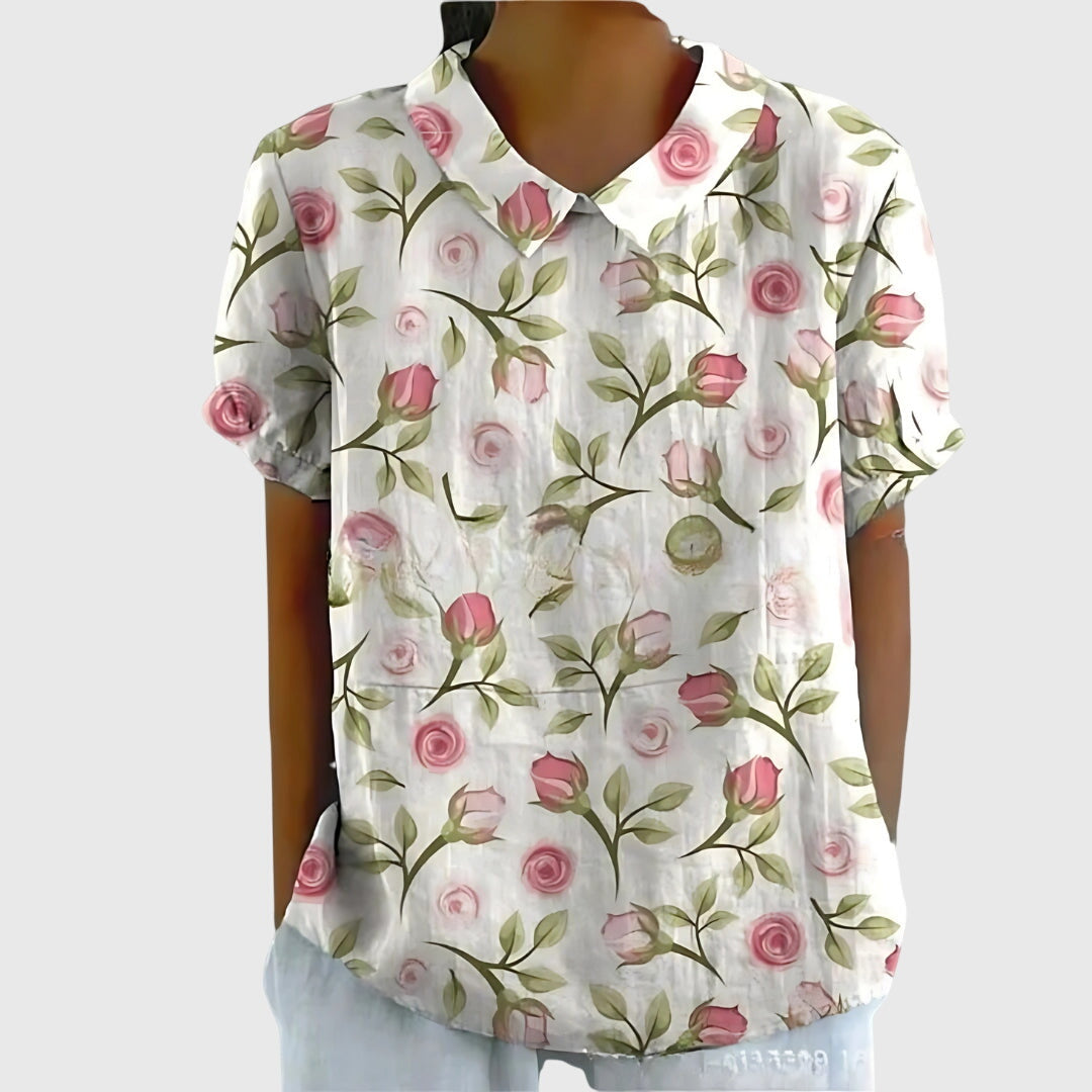 Jenna - Blouse Fleurie