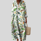 Robe d’Été Imprimée Flatteuse
