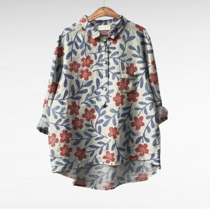 Claire - Blouse Élégante D'Été