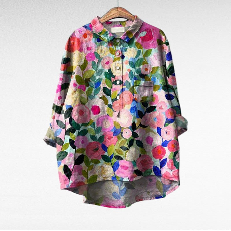 Claire - Blouse Élégante D'Été