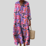 Robe d’Été Imprimée Flatteuse