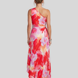 Apolline – Robe Longue Drapée Élégance