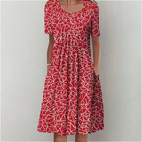 Hailey - Robe Florale Élégante Et Décontractée Avec Poches