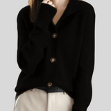 Claire - Cardigan En Cachemire Style Rétro