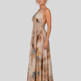 Océane – Robe Longue Taille Empire Élégante