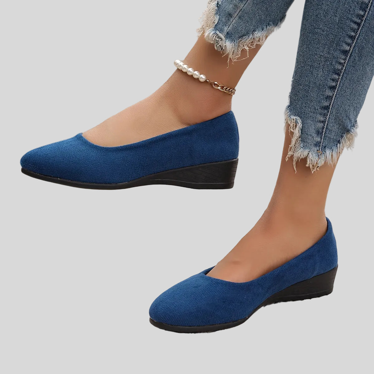 Amélie – Escarpins Compensés Confort Chic