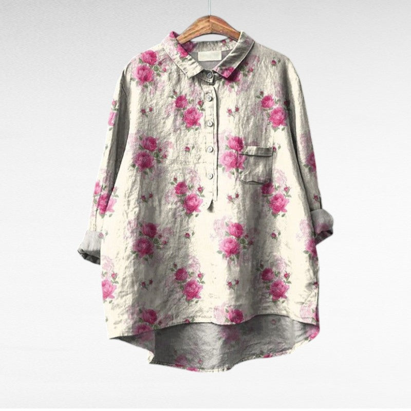 Claire - Blouse Élégante D'Été