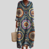Robe d’Été Imprimée Flatteuse