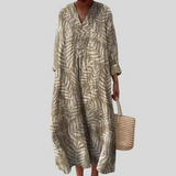 Robe d’Été Imprimée Flatteuse