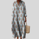 Robe d’Été Imprimée Flatteuse
